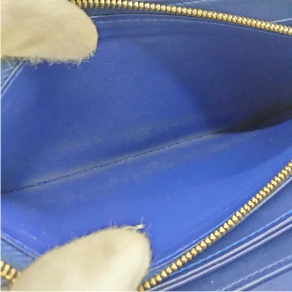 Louis Vuitton Royal Blue Vernis Long Zippy Wallet - Picture 7 of 9